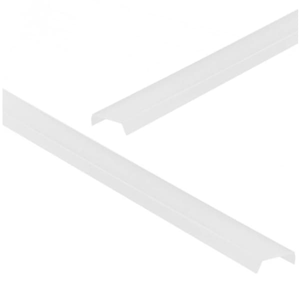 EcoLight Matteret Diffuser til Hjørneprofiler til LED-Strips 2m