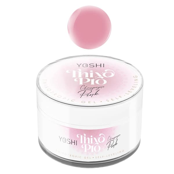 Yoshi Thixo Pro -rakennusgeeli - samppanjanpunainen 50ml