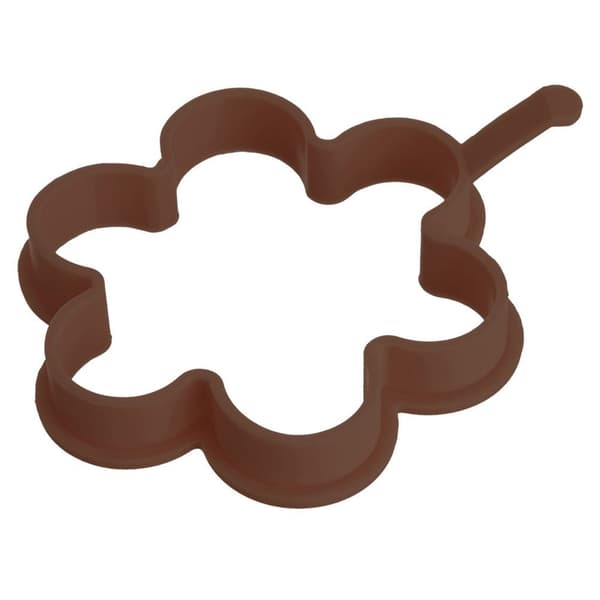 Silikonform för blommande ägg brun SILLINIE 12 cm