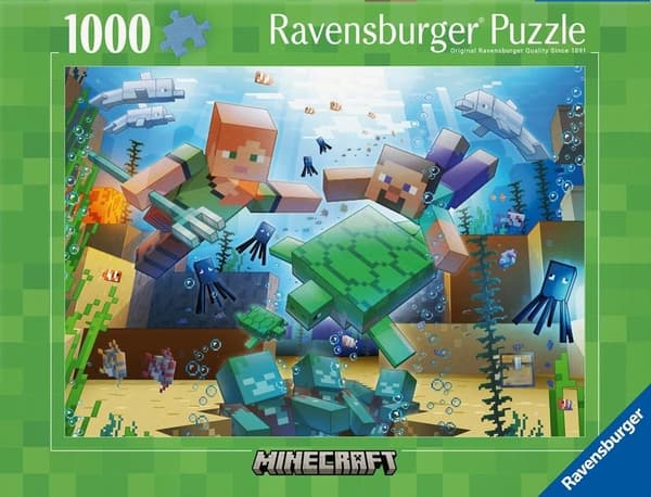 Minecraft 1000 Mosaik Puslespil