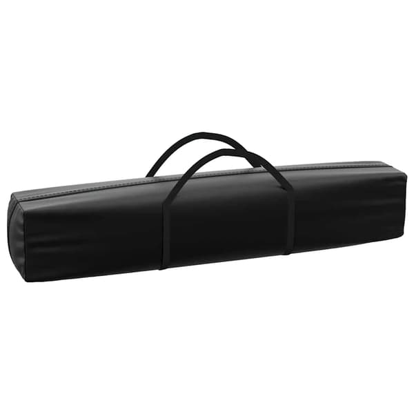 vidaXL foldbart festtelt med sider sort 2x2 m