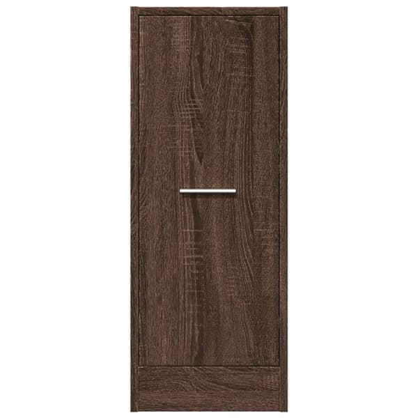 vidaXL apoteksskab brunt egetræ 30x41x77,5 cm