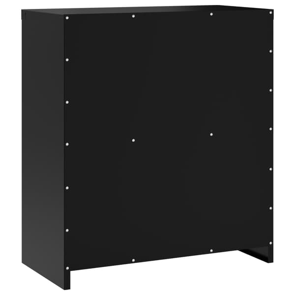 vidaXL arkivskab sort 79x40x90 cm stål