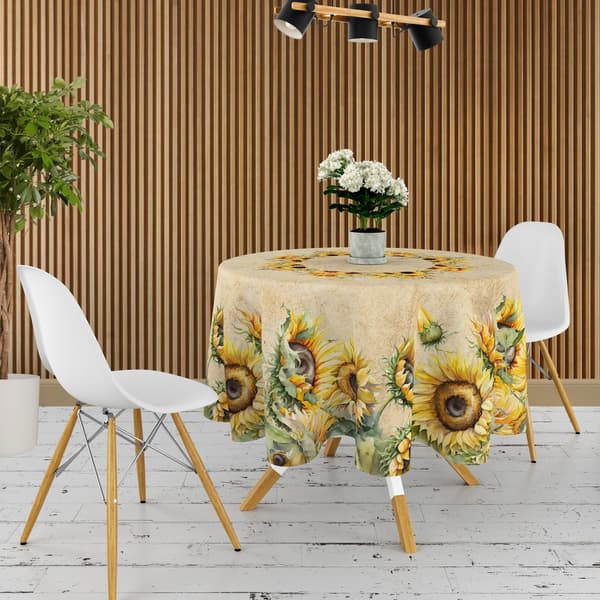 Rund dug med tryk 0386