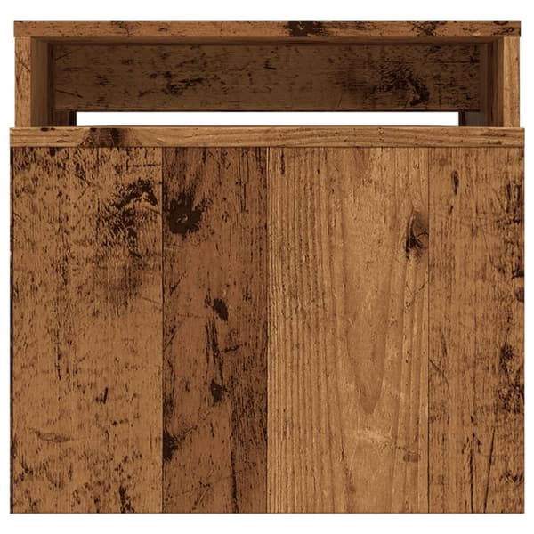 vidaXL Soffbord, Antikträ, 100x48x40 cm