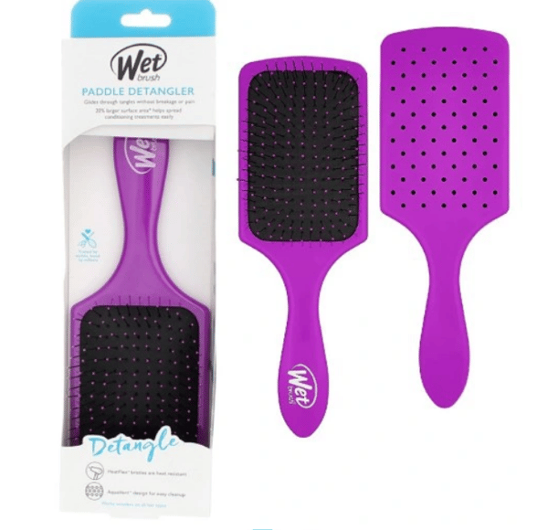 Wet Brush Pro Paddle Detangler Lila Borste
