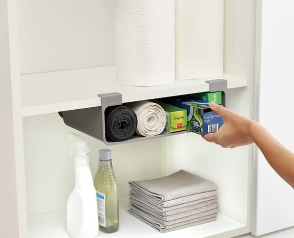 CupboardStore L Underhylde Organizer Grå / Joseph Joseph