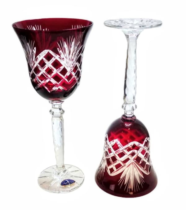Rubin krystal vinglas 280 ml ananas