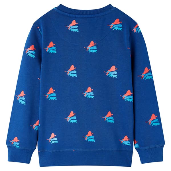 Børnesweatshirt, mørkeblå, 116