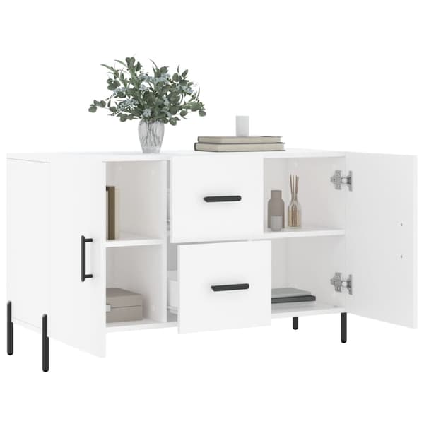 vidaXL Byrå, vit, 100x36x60 cm, träbaserat material