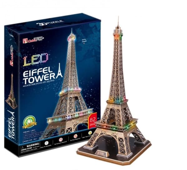 3D LED-PALAPELI EIFFEL-TORNI 82 PALAA L091H 5072