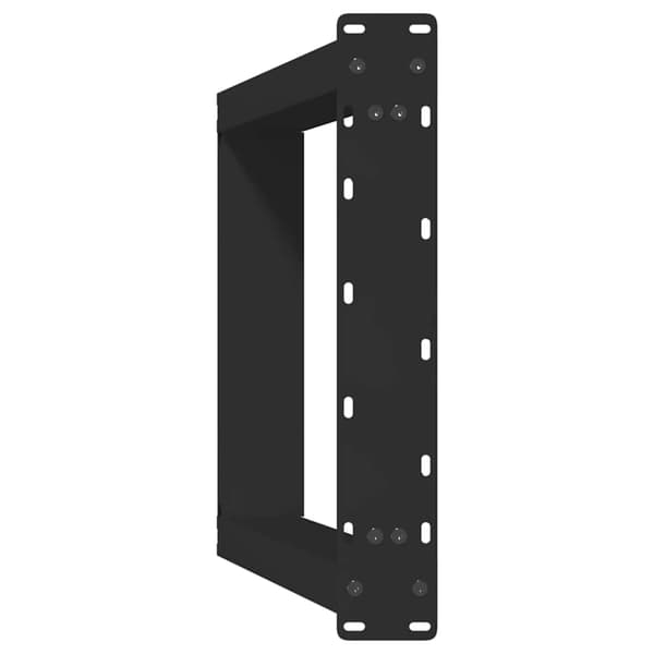 vidXL spisebordsben, 2 stk., sorte, 60x(72-73) cm, stål
