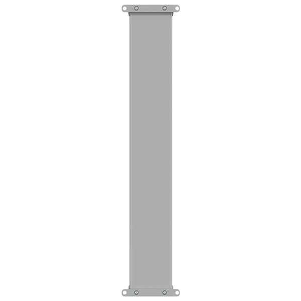 vidaXL Utfällbar sidomarkis för uteplats 80 x 300 cm grå