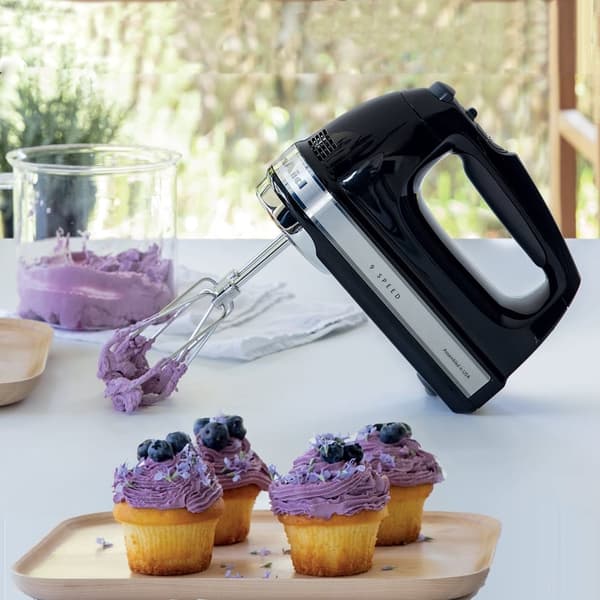 5KHM9212 KitchenAid håndmixer med 9 hastigheder Farve: Blank sort