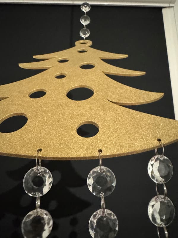 Julgransfönsterdekorationshänge, höjd 100 cm