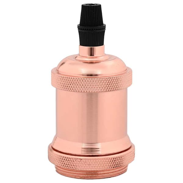 vidaXL lampeholdere 2 stk. rosaguld E27