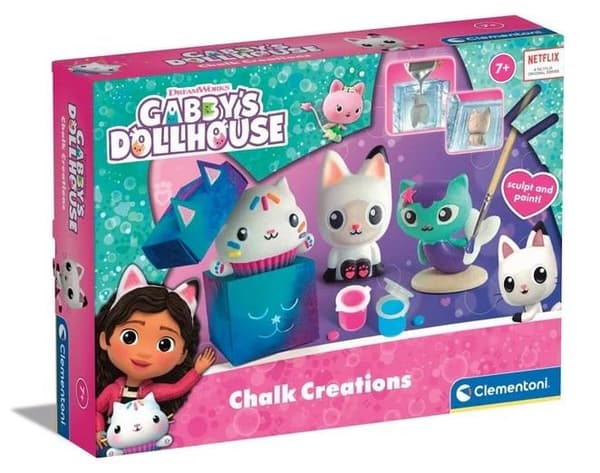 Gabis kattehus DIY gipsfigurer