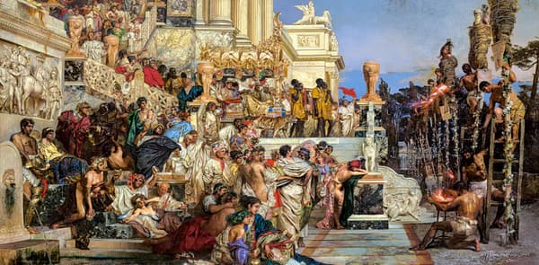 4000 palan palapeli. Neron taskulamput. Henryk Siemiradzki
