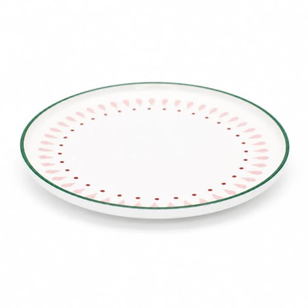 LEA aamiaislautanen 20 cm vihreä pinkki Duka