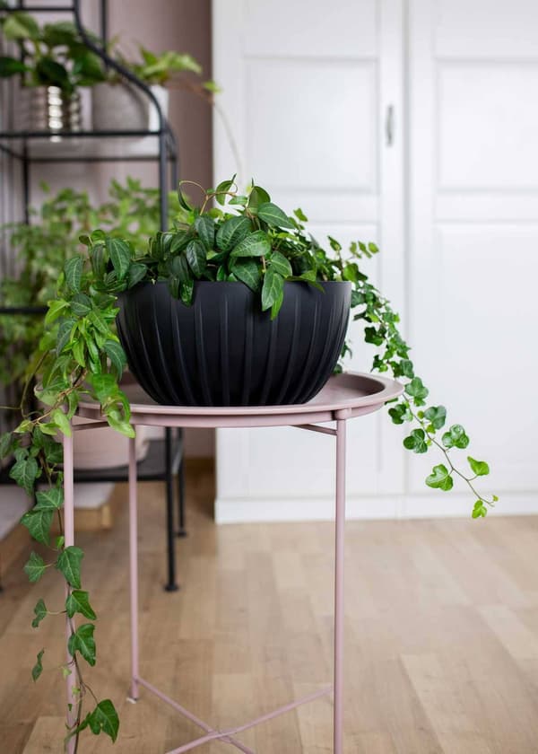 Strippet øko genbrugsblomsterpottesæt