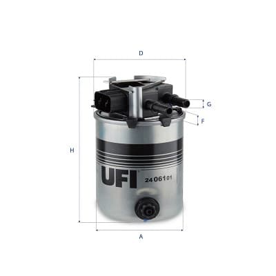 UFI 24.061.01 UFI BRÆNDSTOFFILTER
