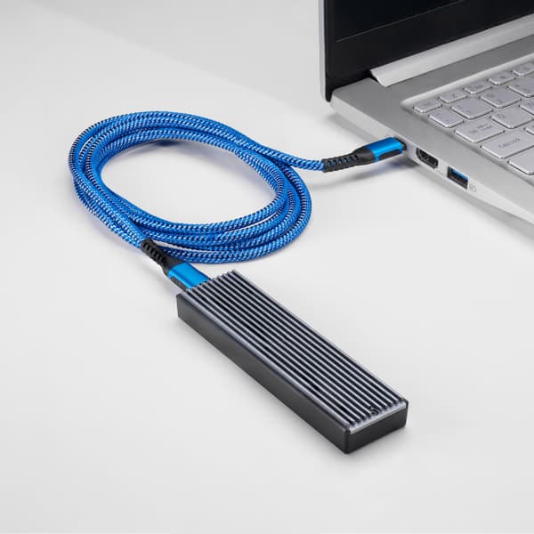 Akyga AK-USB-36 USB-C -kaapeli Punottu USB-kaapeli 100W E-Mark PD QC 0.5m 480Mb/s