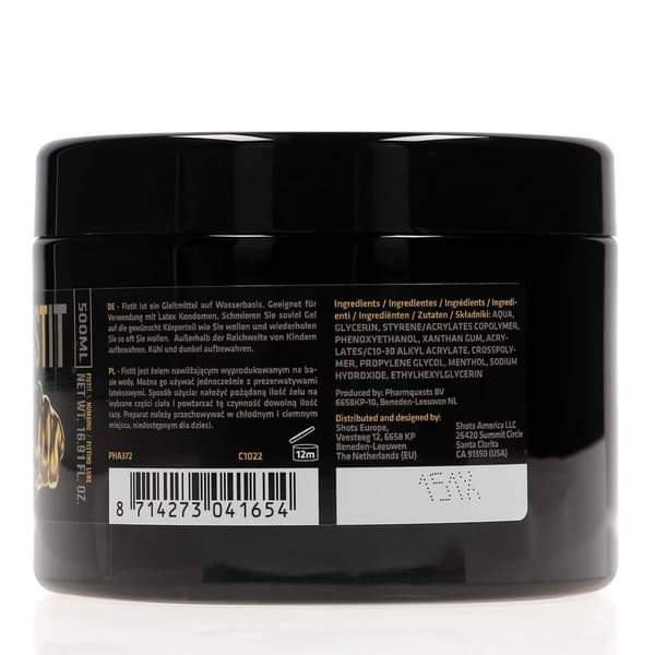 Bedövande glidmedel - 500 ml
