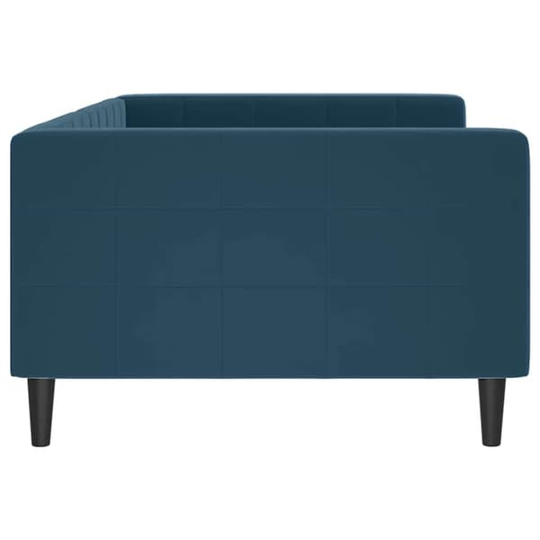 vidaXL Bäddsoffa blå 100x200 cm klädd i sammet