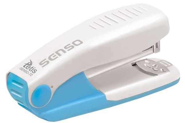 Blå metallhäftapparat 25 ark SENSO-72