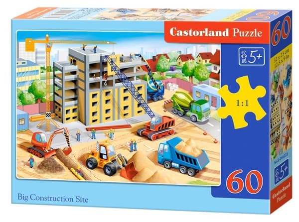 Pussel 60 Stor Byggarbetsplats CASTOR