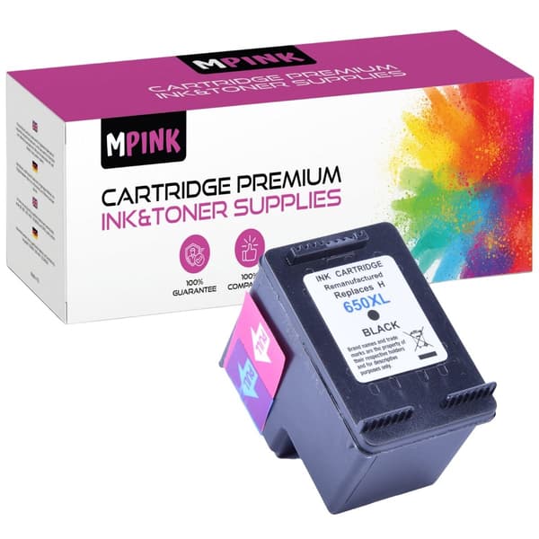Muste HP GP-H650XL BK -tulostimelle