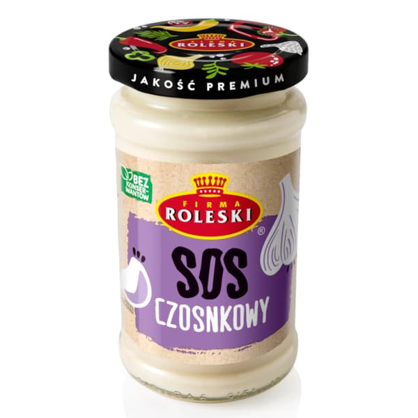 Vitlökssås i 240 ml burk
