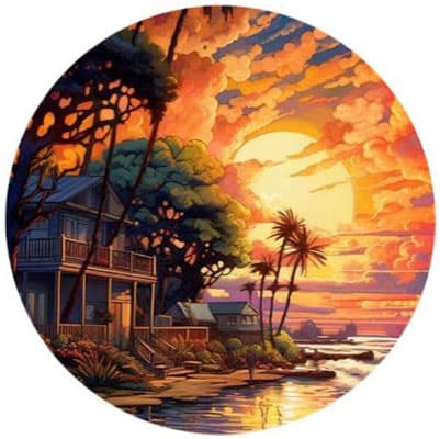 Maalaa numeroiden mukaan. Ocean House