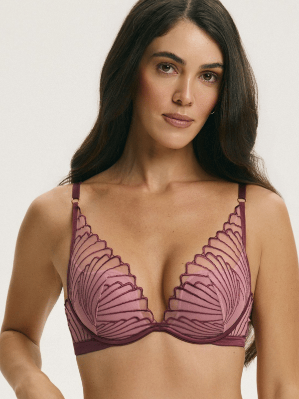 Esotiq NOUGAT push-up bh | pink 65F