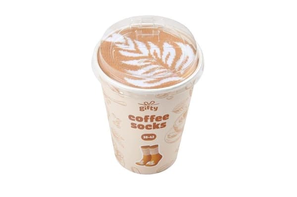 Sokker 38-42 - kaffe latte