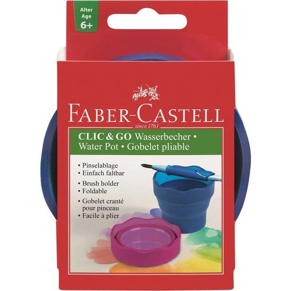 Click&Go vattenbehållare blå FABER CASTELL