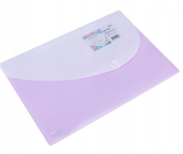 PP Macaron violet DELI kuvertmappe med kliklås