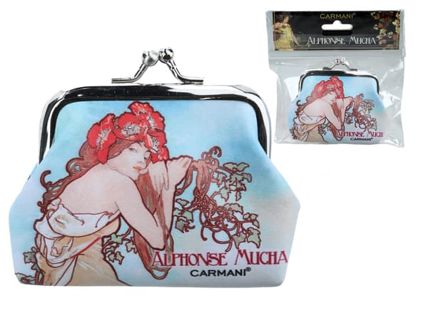 Carmani, liten plånbok - Alphonse Mucha/Fyra årstider - Sommar