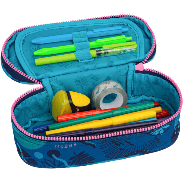 CoolPack Disney Stitch skolepenalhus med et rum og klap
