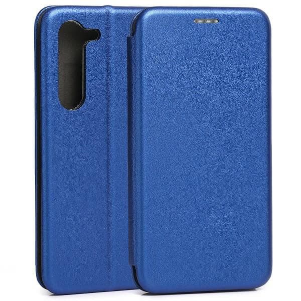 Beline Book Magnetisk Etui til Galaxy S23 Blå