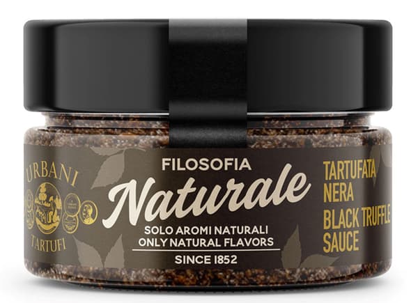 Sort trøffelsauce 80g flaske - Urbani