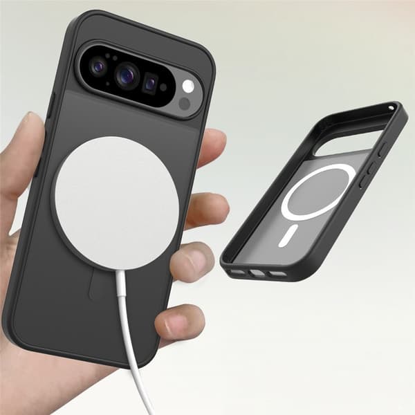 Etui til Google Pixel 10 Pro XL, til MagSafe, ERBORD Mat Etui - sort