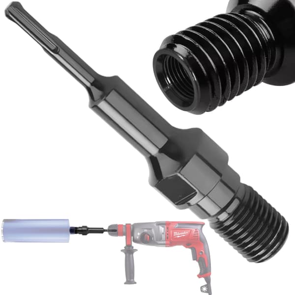 Adapter för hålfil 1 1/4 tum till SDS+