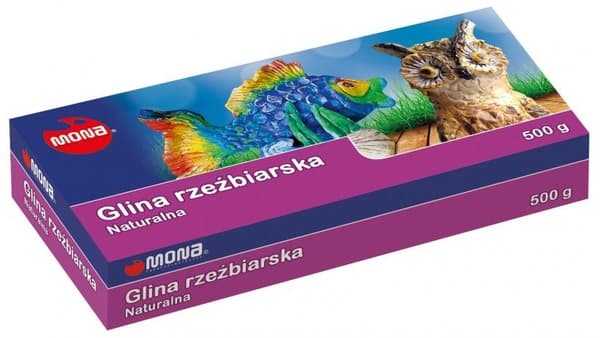 Naturlig skulpterande lera 500g MONA
