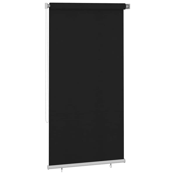 vidaXL rullegardin, 120x230 cm, sort