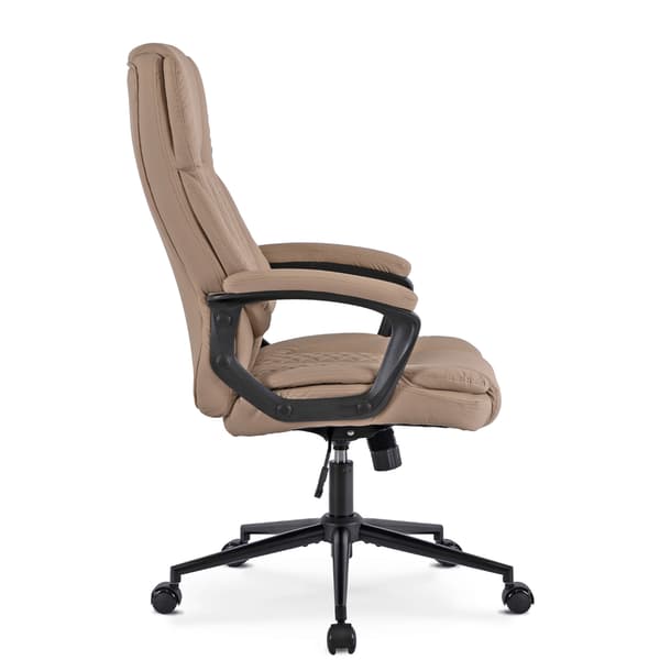 PHONIX Snurrstol Beige Eko-läder Modern