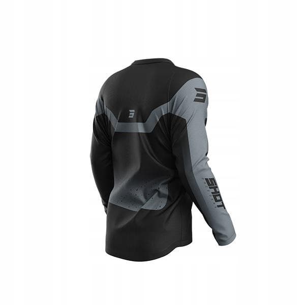 Shot Devo Blast offroad motorcykel t-shirt grå sort S