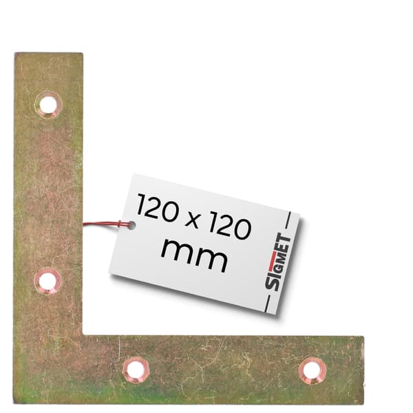 Vindushjørne 120 mm + skruer
