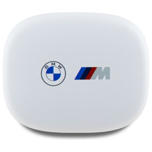 BMW Trykte Logoer Bluetooth TWS Hovedtelefoner + Dockingstation, Hvide