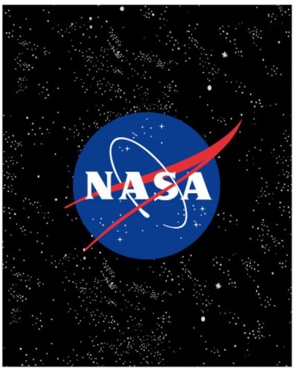 NASA fleece tæppe rum 120x150cm